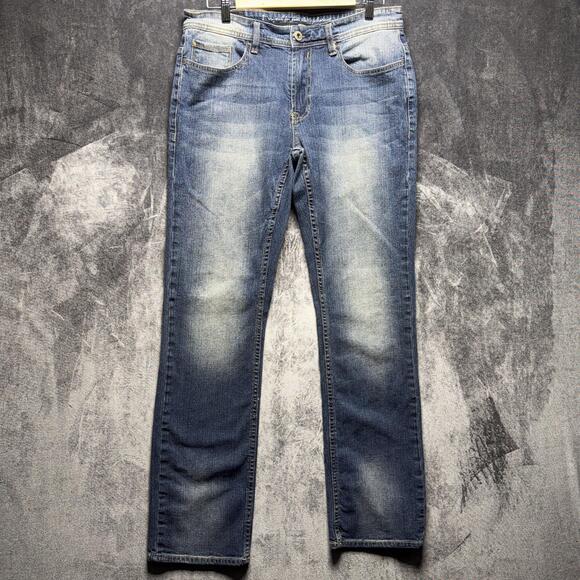 JEANS BY BUFFALO Other - Jeans By Buffalo Jeans Mens 32x32 Blue Slim Straight Stretch Denim Spencer